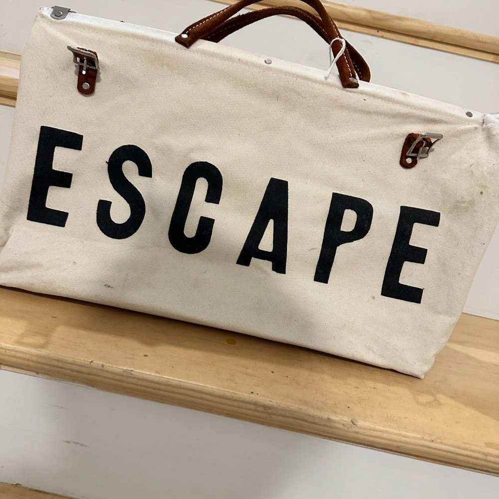 Escape Canvas Utility Bag w/Shoulder Strap